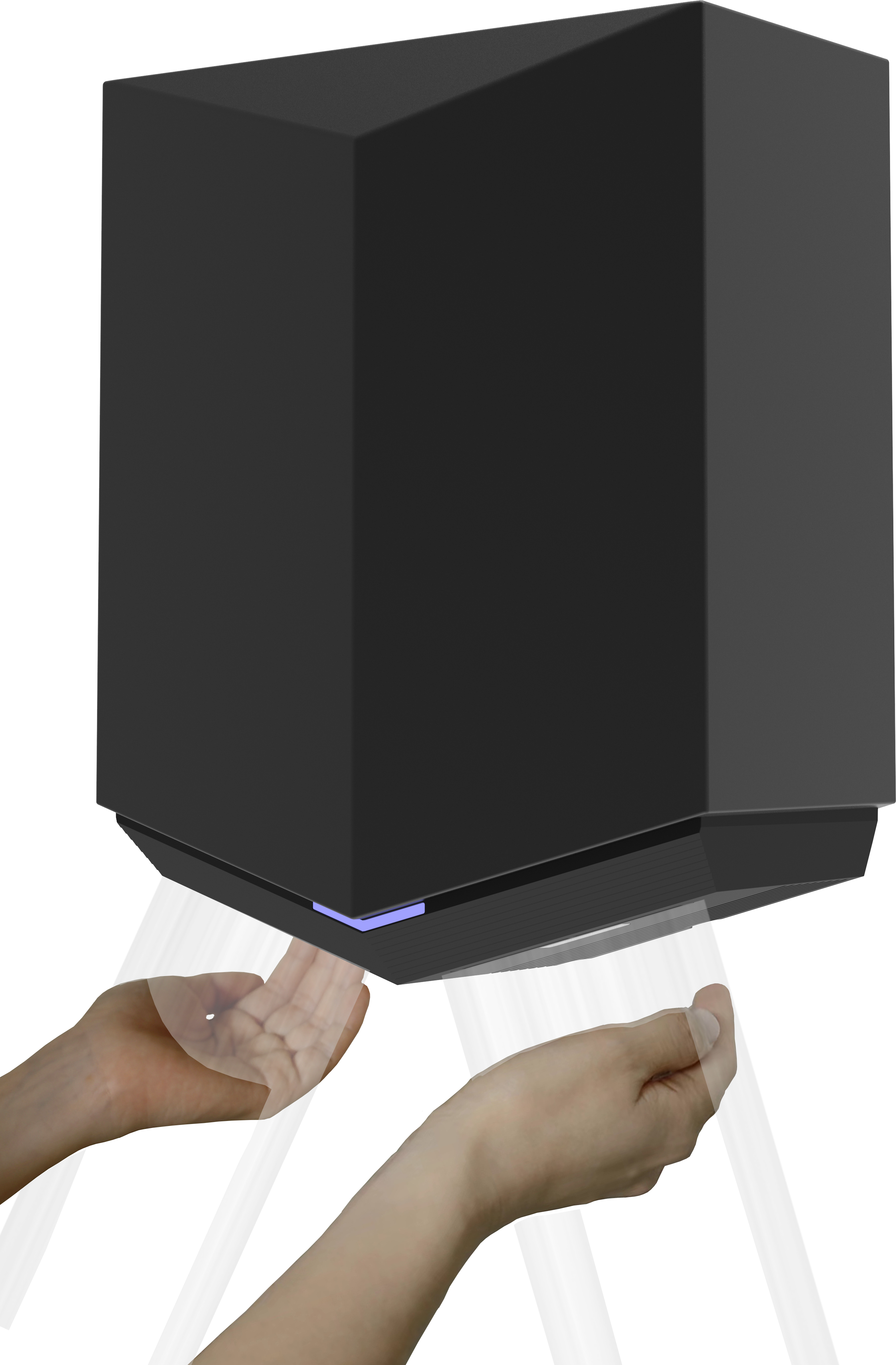 Dual-Sides High speed V hand dryer